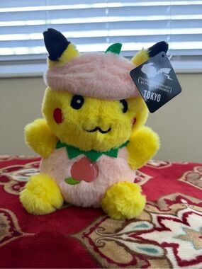 Thunderbolt Project FRGMT Pokemon Tokyo Pikachu Peach Plush w/ Tag Japan